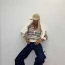 maglia riga con colletto polo